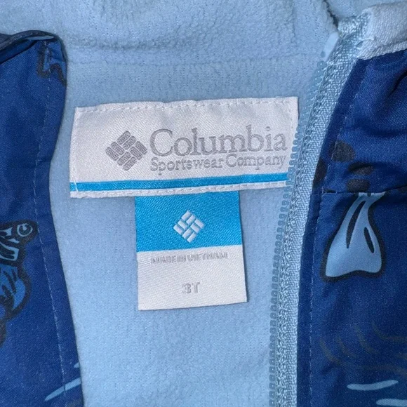 Columbia Blue Wind Jacket - Picture 2 of 3